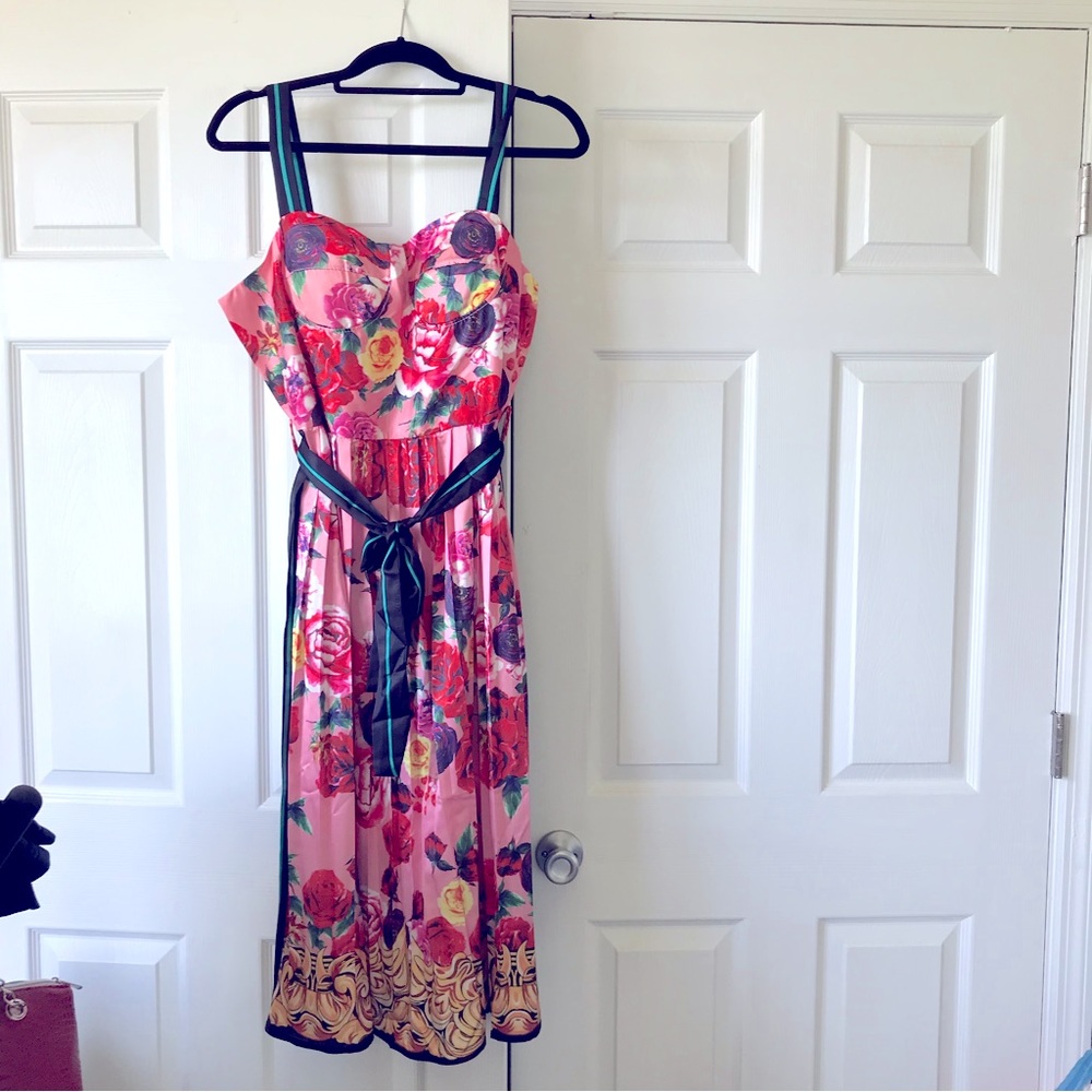 Pink Floral Dress